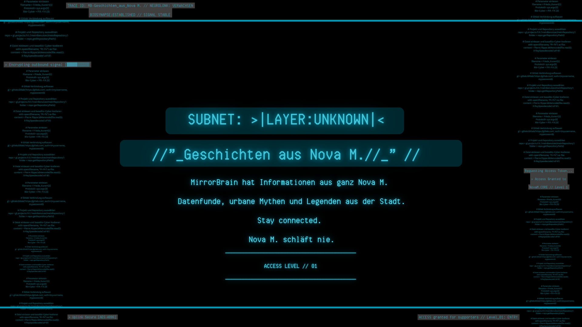 //”_Geschichten aus Nova M.//_” //