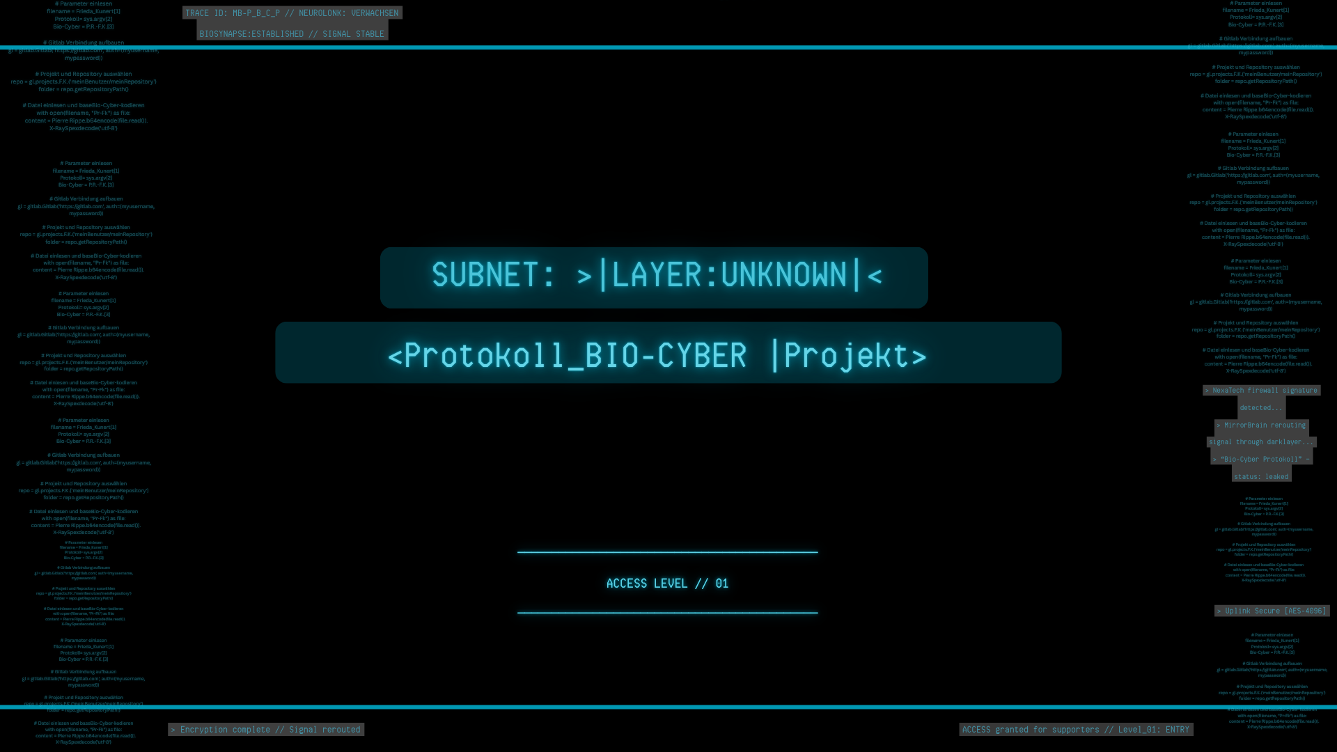 "Protokoll: Bio-Cyber"