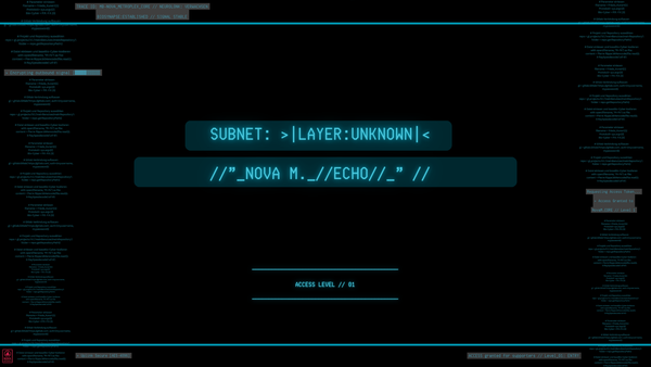"_NOVA M._                        //ECHO_"